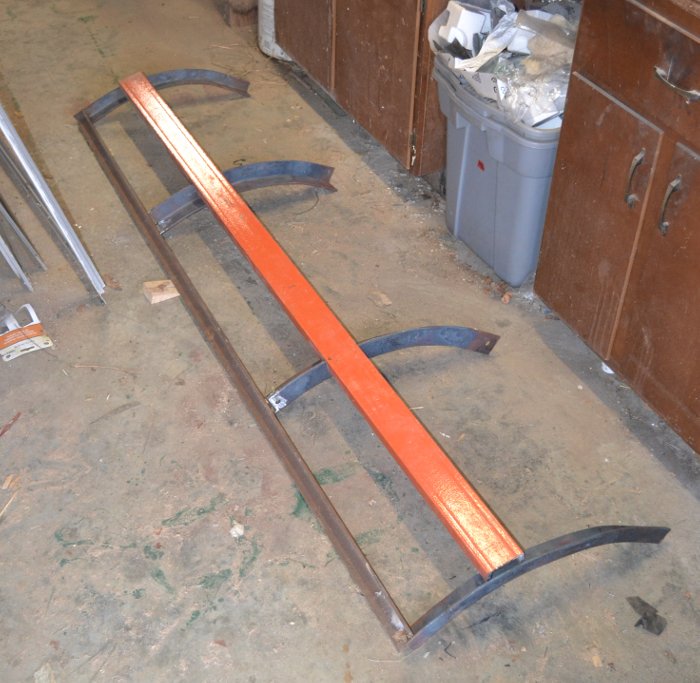 Stinger's DIY Snow plow steel frame